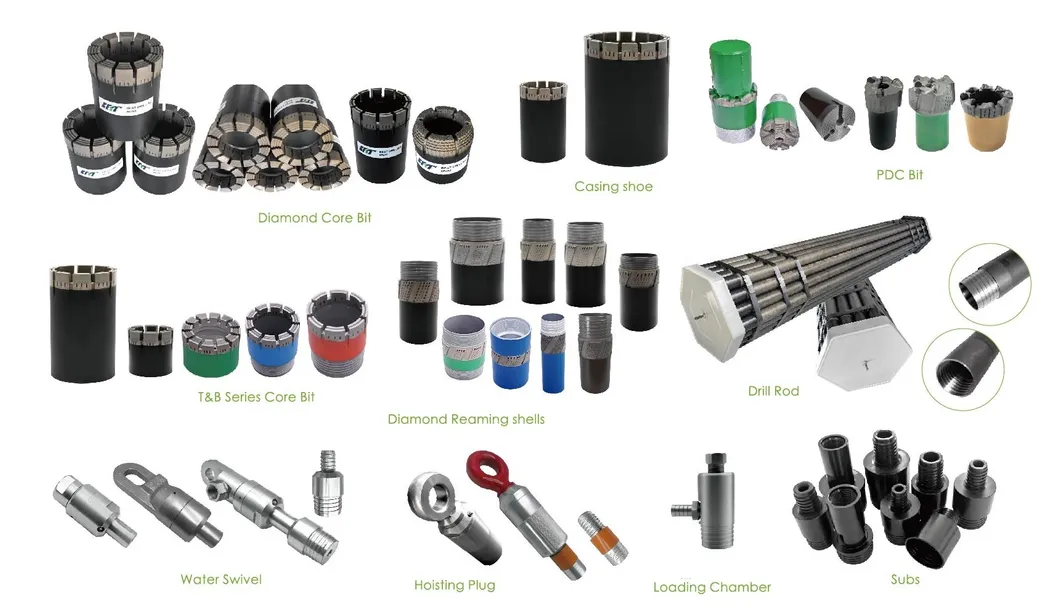 Mineral Exploration Geological Drilling Tools Hard Rock Coring Bits AQ BQ NQ HQ PQ Impregnated Diamond Drill Bit 10