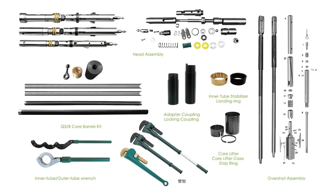 Mineral Exploration Geological Drilling Tools Hard Rock Coring Bits AQ BQ NQ HQ PQ Impregnated Diamond Drill Bit 11
