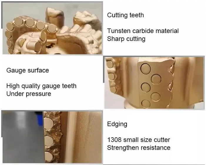 Rock Tungsten Carbide Drilling Bits Water Well Diamond PDC Oil Drill Bit 3