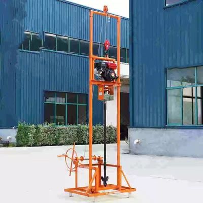 quality  60m 80m Small Water Well Drilling Rig Portable Drilling Rig factory