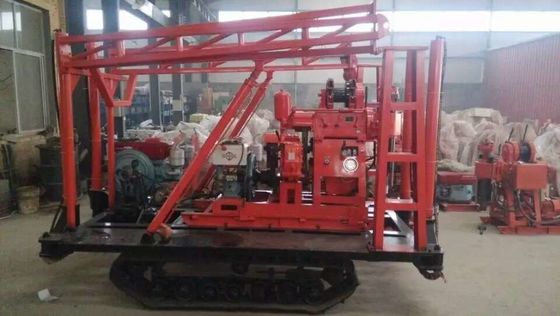 Geotechnical Crawler Soil Investigation Drilling Rig 150Type With Hydraulic Drill Tower
