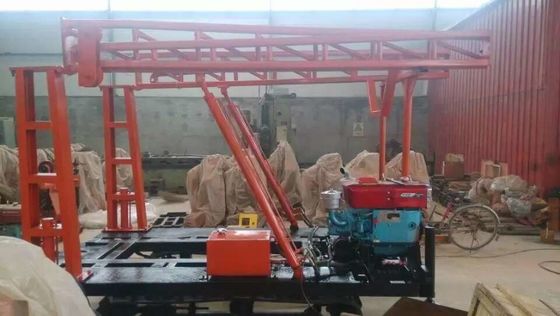 Geotechnical Crawler Soil Investigation Drilling Rig 150Type With Hydraulic Drill Tower