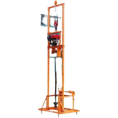 80m Gasoline Diesel Water Well Drilling Rig Multifunctional Small Drilling Equipment