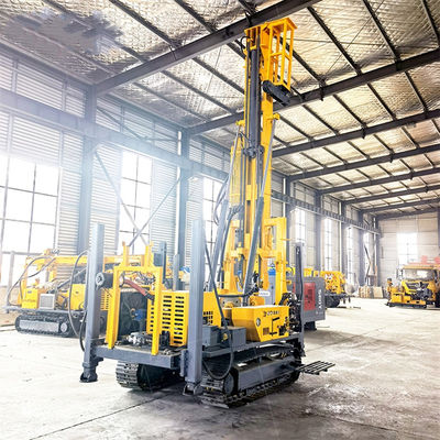 260meter Depth Diesel Portable Water Well Drill Rig Machine Hard Rock Drilling Rig for Deep Wells